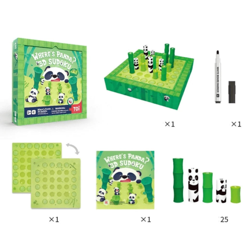 TOI Wheres Panda 3D Sudoku-1973194211423555586