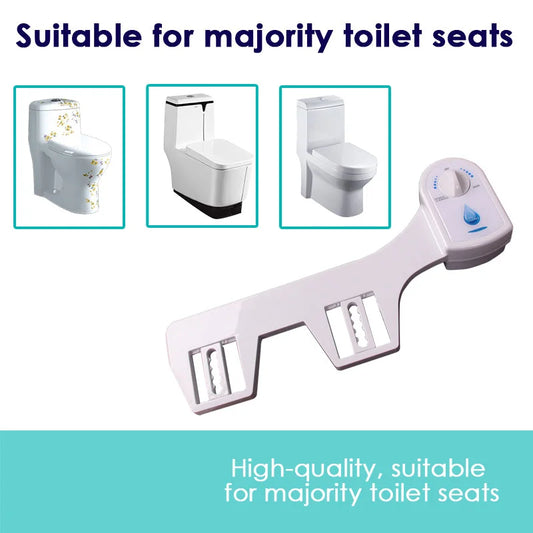 Toilet Bidet Seat Hygiene Water Wash Clean Unisex Easy