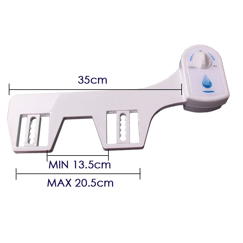 Toilet Bidet Seat Hygiene Water Wash Clean Unisex Easy