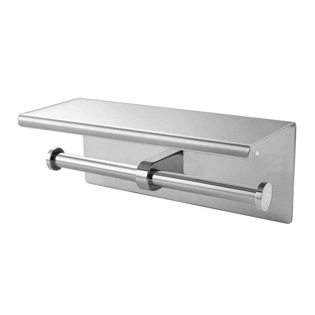 Toilet Paper Holder Double Roll Stainless-1975420465677733889