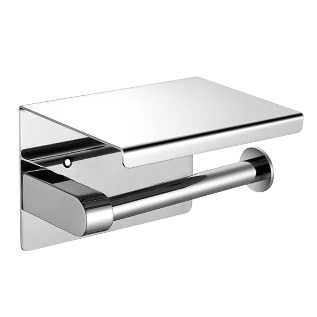 Toilet Paper Holder Roll Bath Tissue Silver-1973193872502820864
