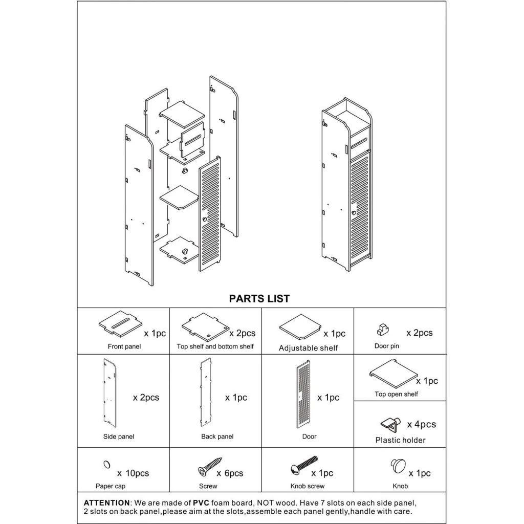 Toilet Paper Roll Holder for Bathroom white 80cm 204