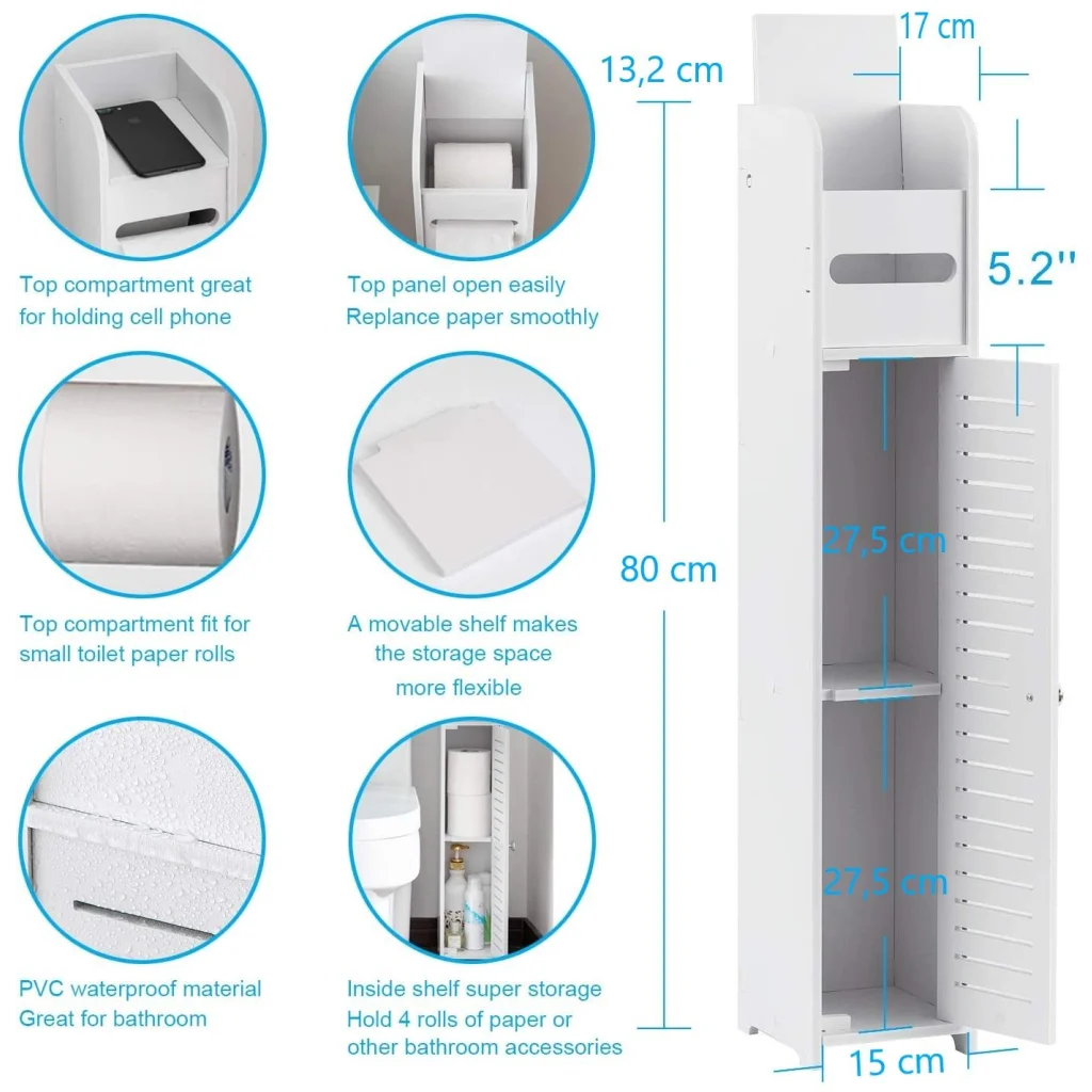 Toilet Paper Roll Holder for Bathroom