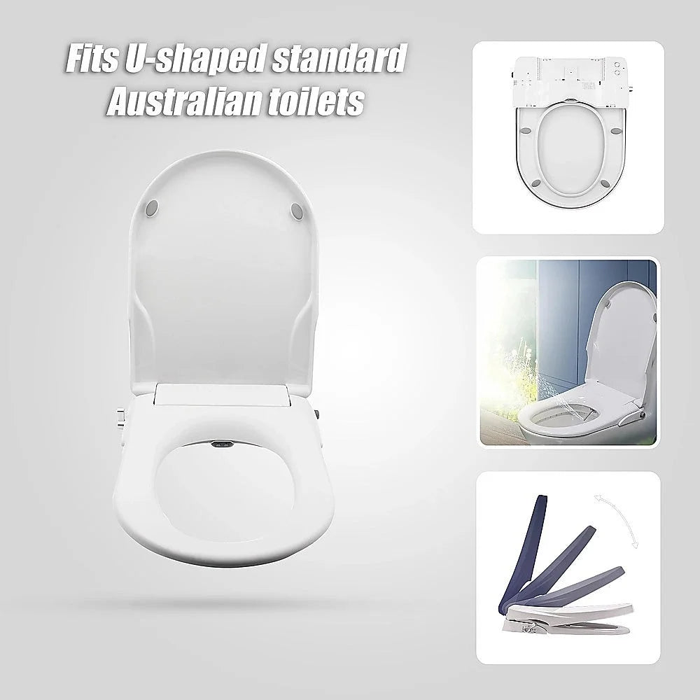 Toilet Seat Non-Bidet with Cover Bathroom Washlet Spray