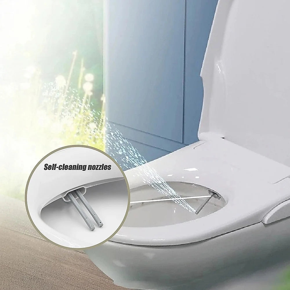 Toilet Seat Non-Bidet with Cover Bathroom Washlet Spray