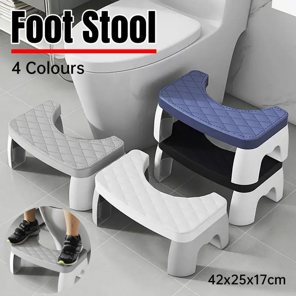 Toilet Stool Anti Slip Bathroom Footstool for Use