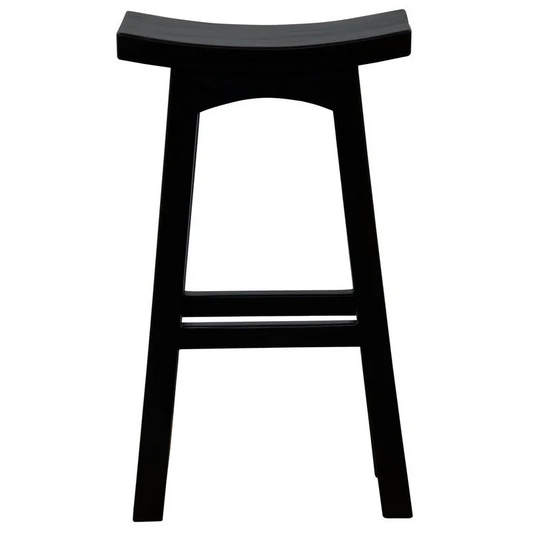 Tokyo Solid Mahogany Timber Barstool - Chocolate - Furniture