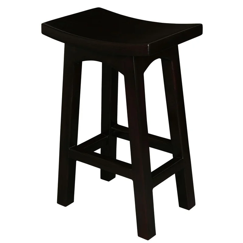Tokyo Timber Kitchen Counter Stool - Chocolate - Furniture