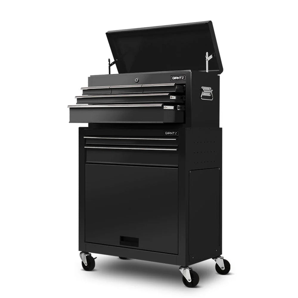 Tool Box Cabinet 7‑Drawer Garage Toolbox Organizer Black