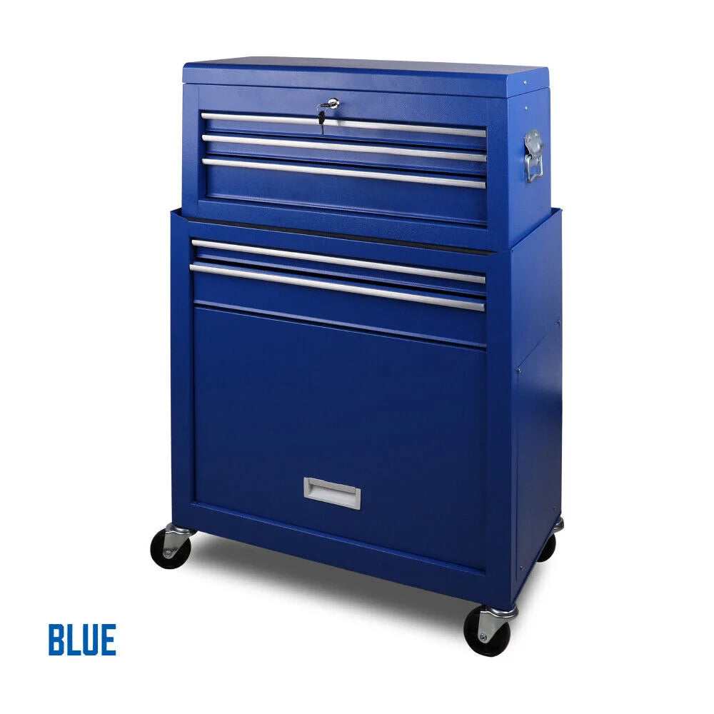 Tool Box Chest Cabinet Trolley 7 Drawer Garage Storage