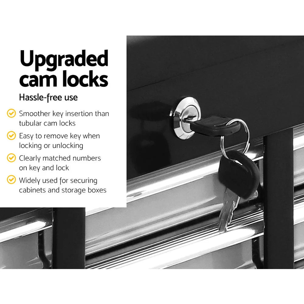 Tool Box Trolley 17 Drawers Chest Cabinet Cart Garage