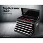 Chest Trolley Box Cabinet Drawers Cart Garage Storage Black Tool