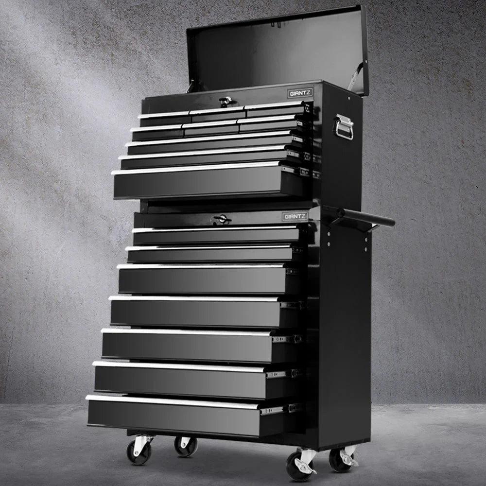 Tool Chest and Trolley Box Cabinet 16 Drawers