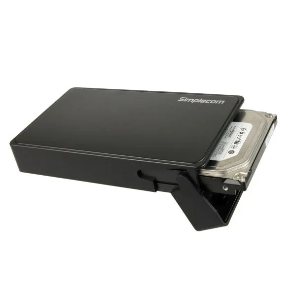 Tool-Free 3.5’’ SATA HDD to USB 3.0 Hard Drive Enclosure