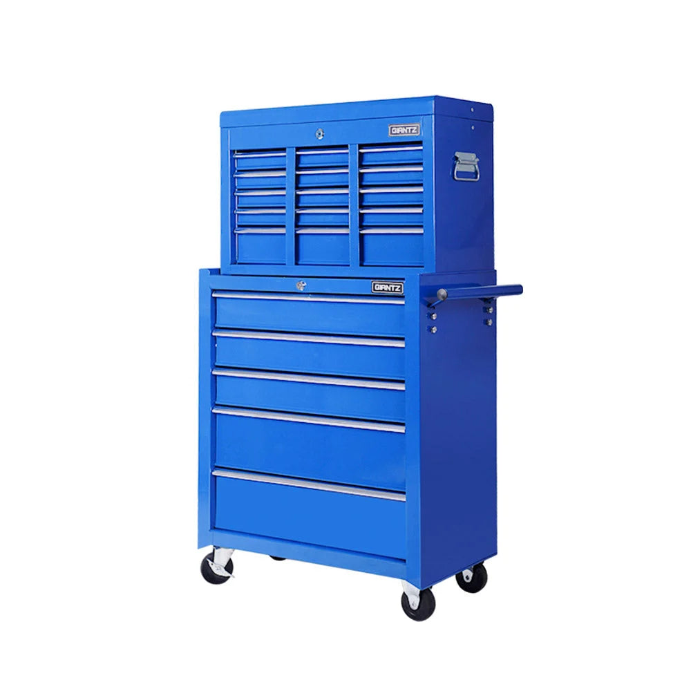 Tool Storage Box 14 Drawers Mechanic Toolbox Chest Cabinet