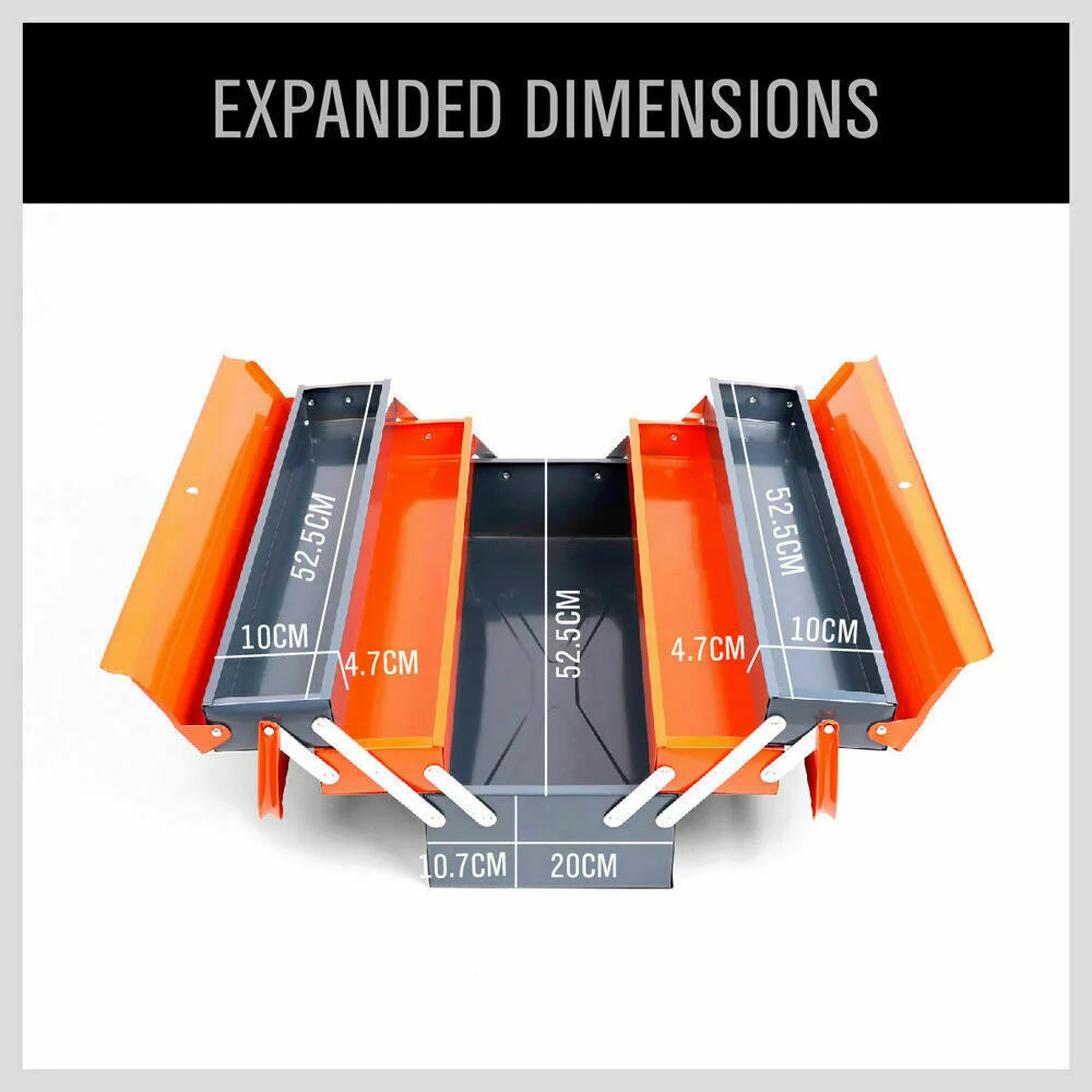 Tool Storage Box Cantilever 5-Tray Steel Portable Parts