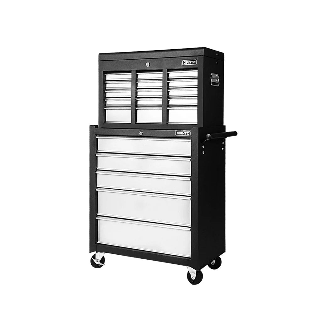 Toolbox Chest Cabinet 14-Drawers - Mechanic Trolley Garage