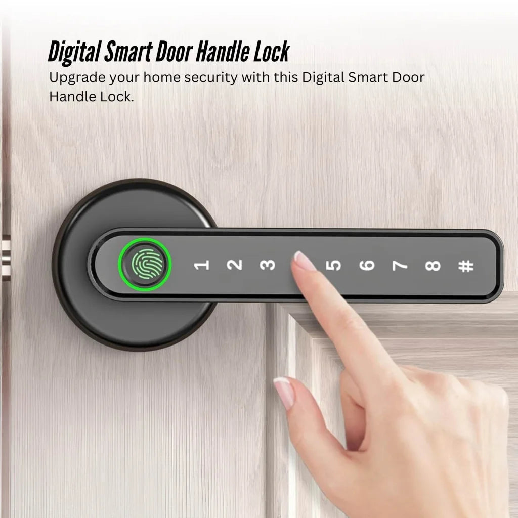 Tooleroo Digital Smart Door Lock Handle 5in1 keypad entry
