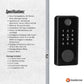 Tooleroo Digital Smart Door Lock Keypad - 5-in-1 Home Entry
