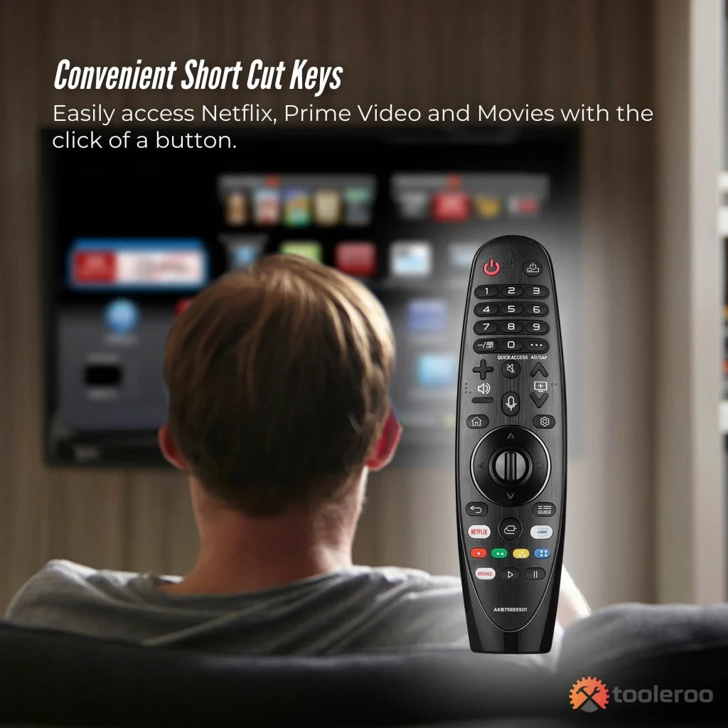 Tooleroo smart TV with natural finish and practical hardware