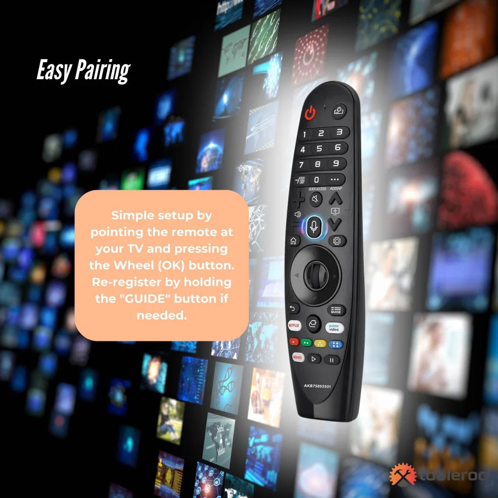 Tooleroo smart TV with clean finish and fitted components