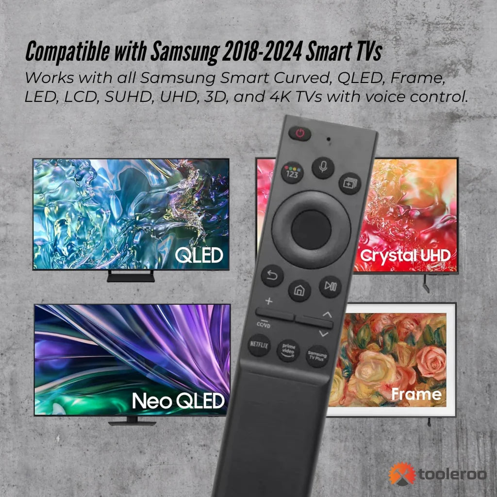 Tooleroo Smart TV Remote Control - Replacement For Samsung