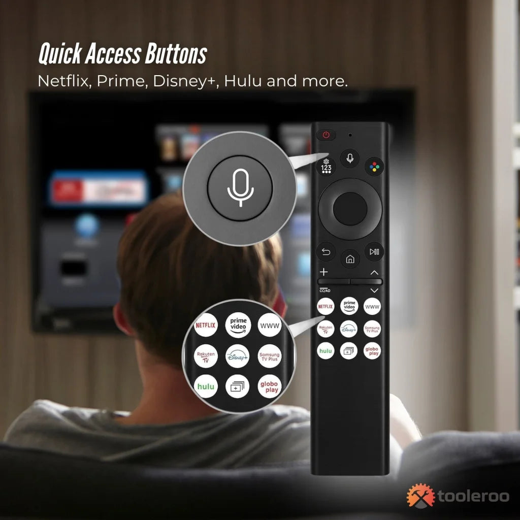 Tooleroo Smart TV Remote Control Replacement For Samsung