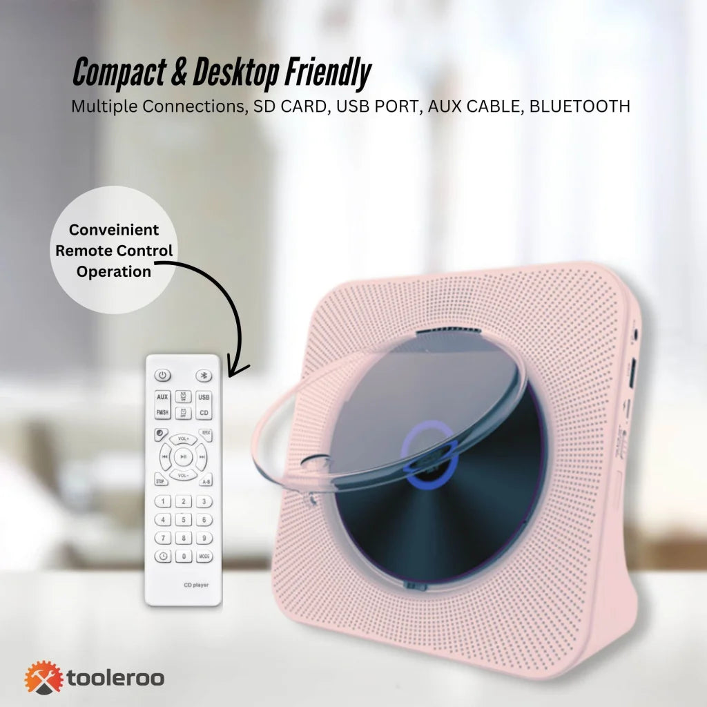 Pink tooleroo USB rechargeable with handles, panels and accessory pieces