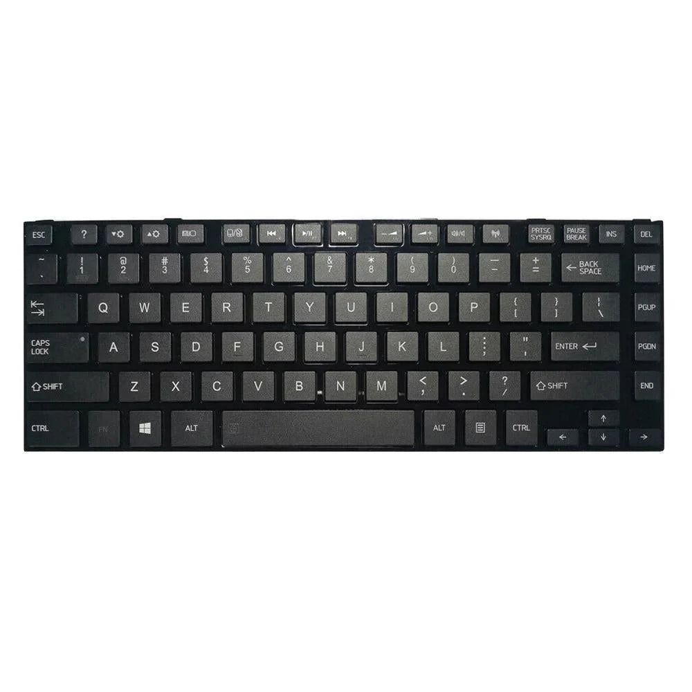 Toshiba L840 / L800 Keyboard With Frame - Black-1915198270238494721