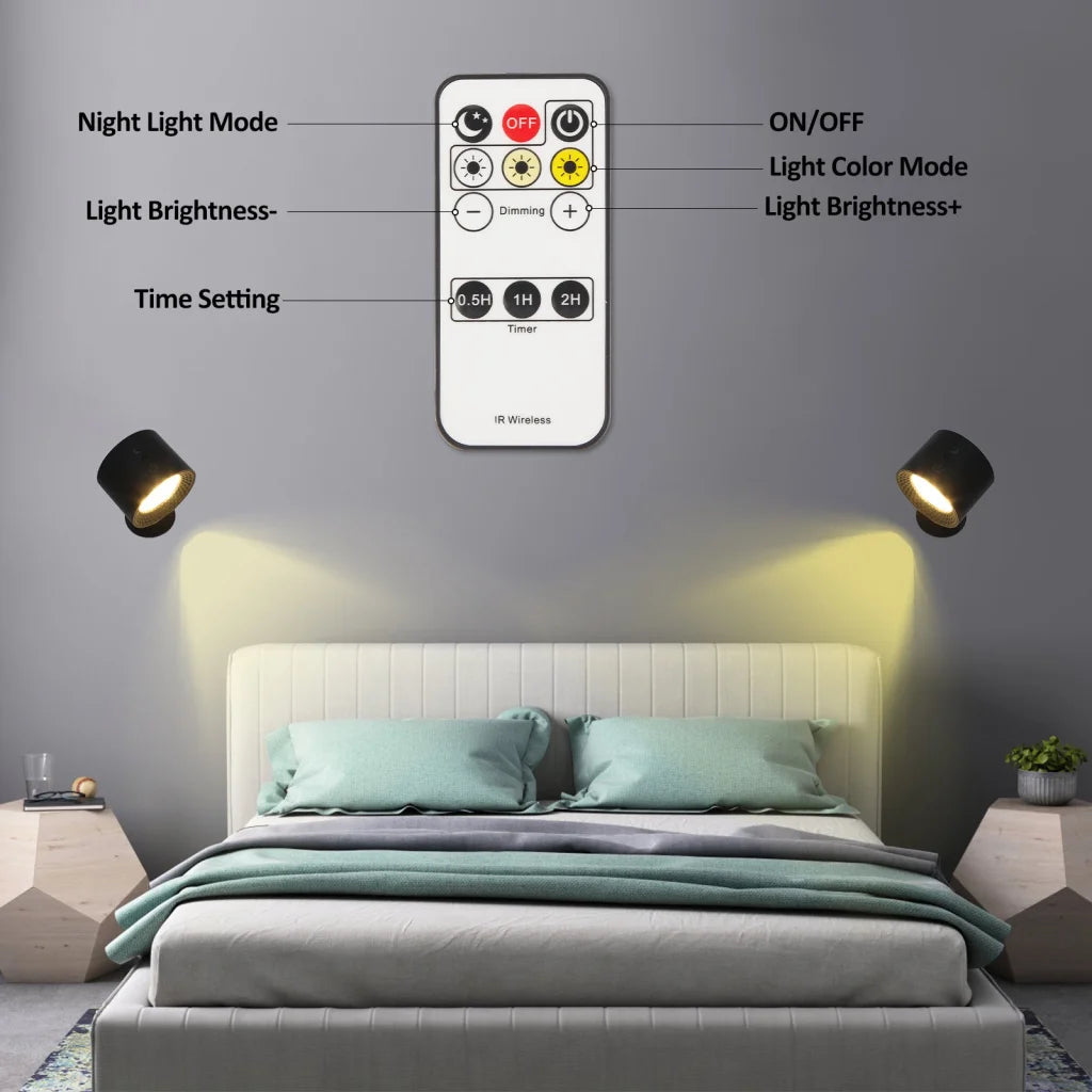 Touch-Control LED Night Light with 3 Brightness Levels & 3