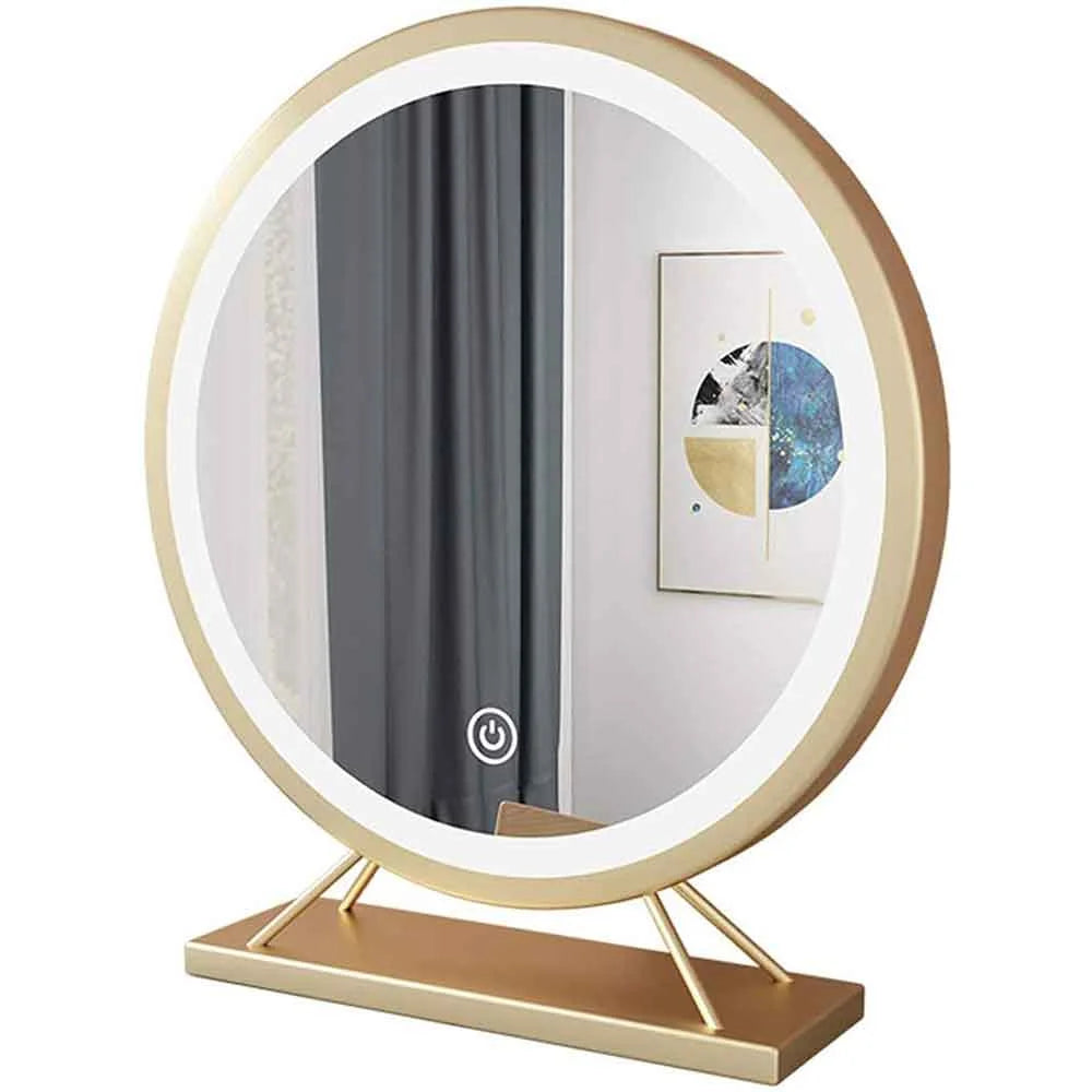 Touch Screen Table Desktop LED Light Vanity Mirror Makeup
