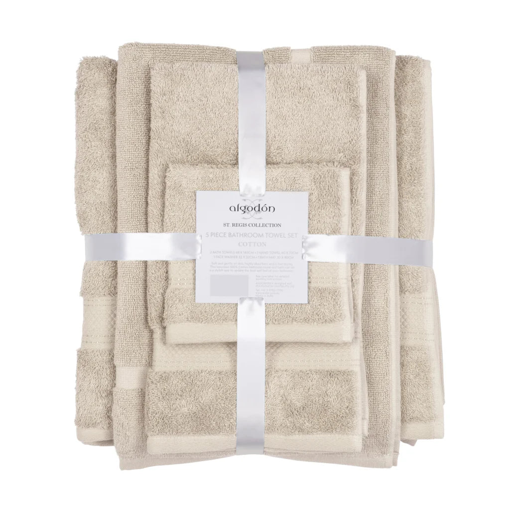 Towel Pack St Regis Collection 5PC - 5 PACK - Home & Garden