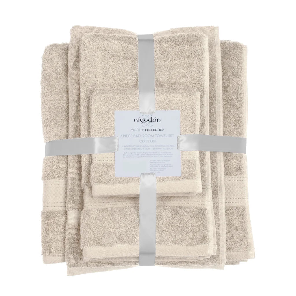 Towel Pack St Regis Collection 7PC - 7 PACK - Home & Garden