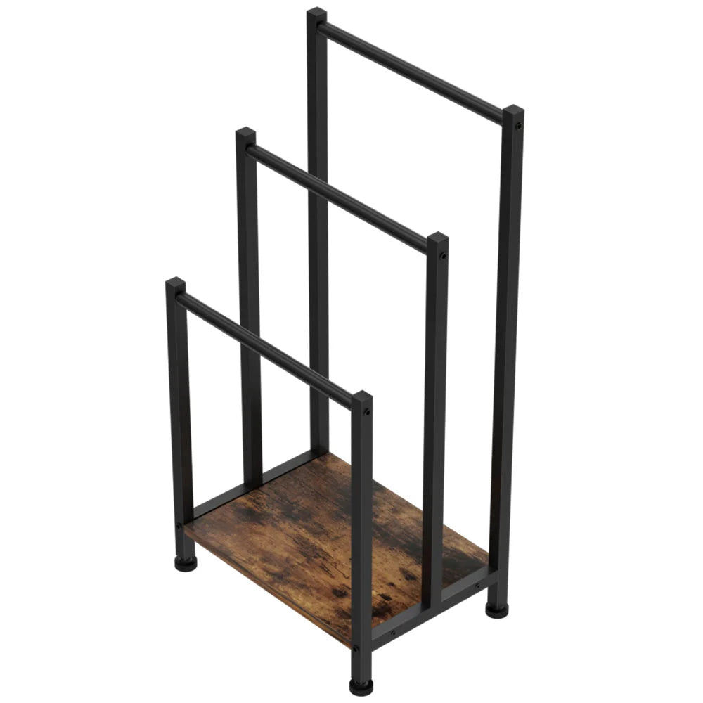 Towel Rack 3 Tier Rail Freestanding Holder Bathroom
