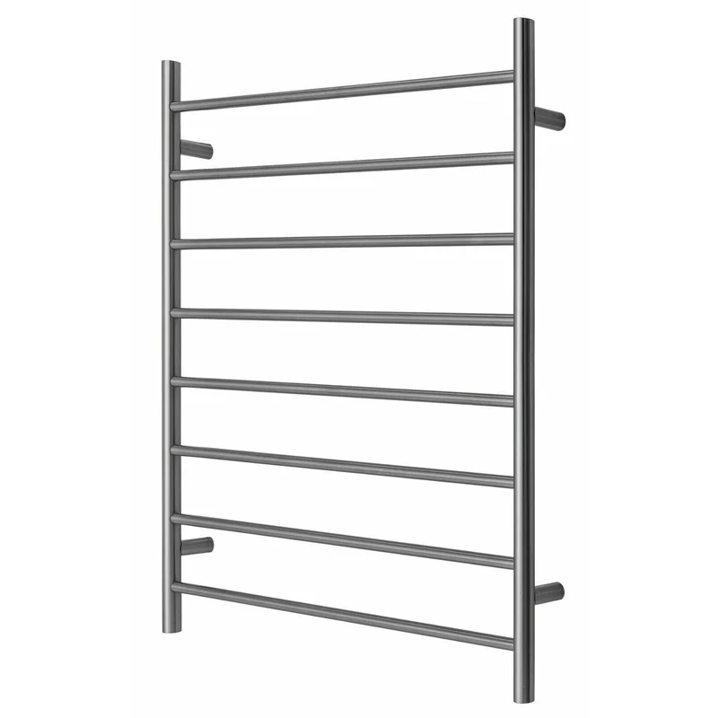 Towel Rack Premium Gunmetal NON-Heated - 8 Bars Round