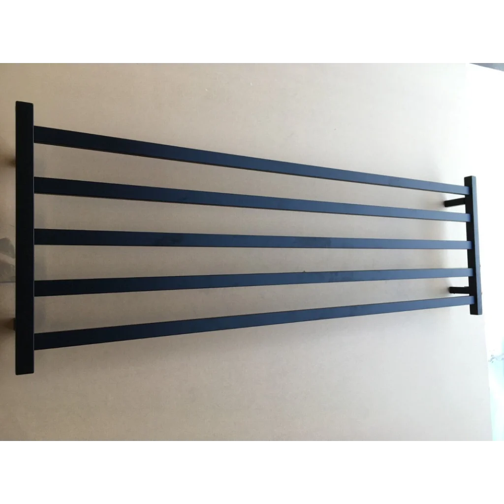 Towel Rack Premium Matte Black - 4 Bars Square Design AU