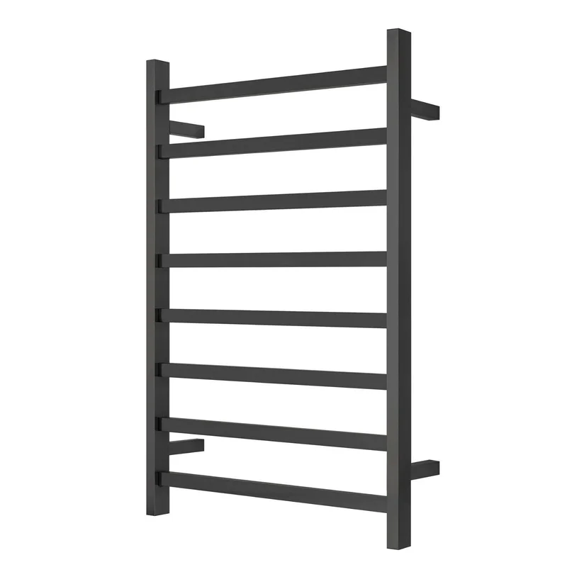 Towel Rack Premium Matte Black - 8 Bars Square Design AU