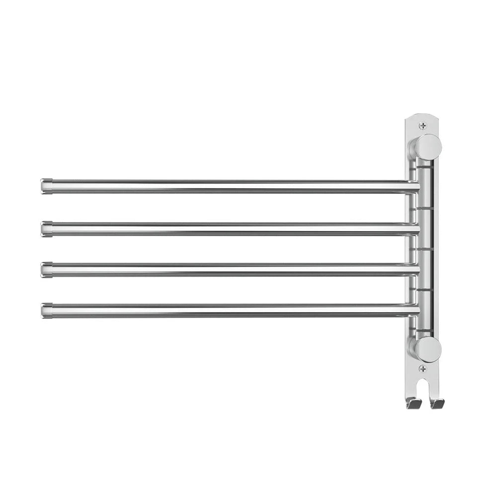 Stainless steel towel rack for bathroom towel storage