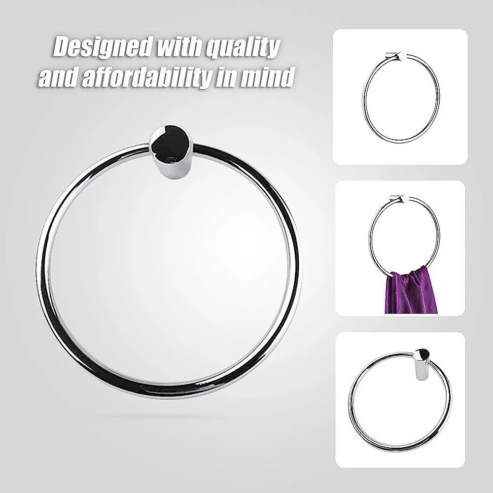 Towel Ring Rail 18cm Grade 304 Stainless Steel
