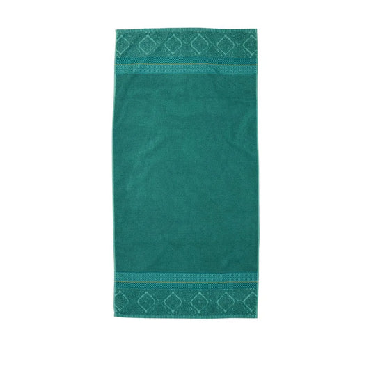 Towel Zellige Pure Cotton 70 x 140 cm - Green - Home &