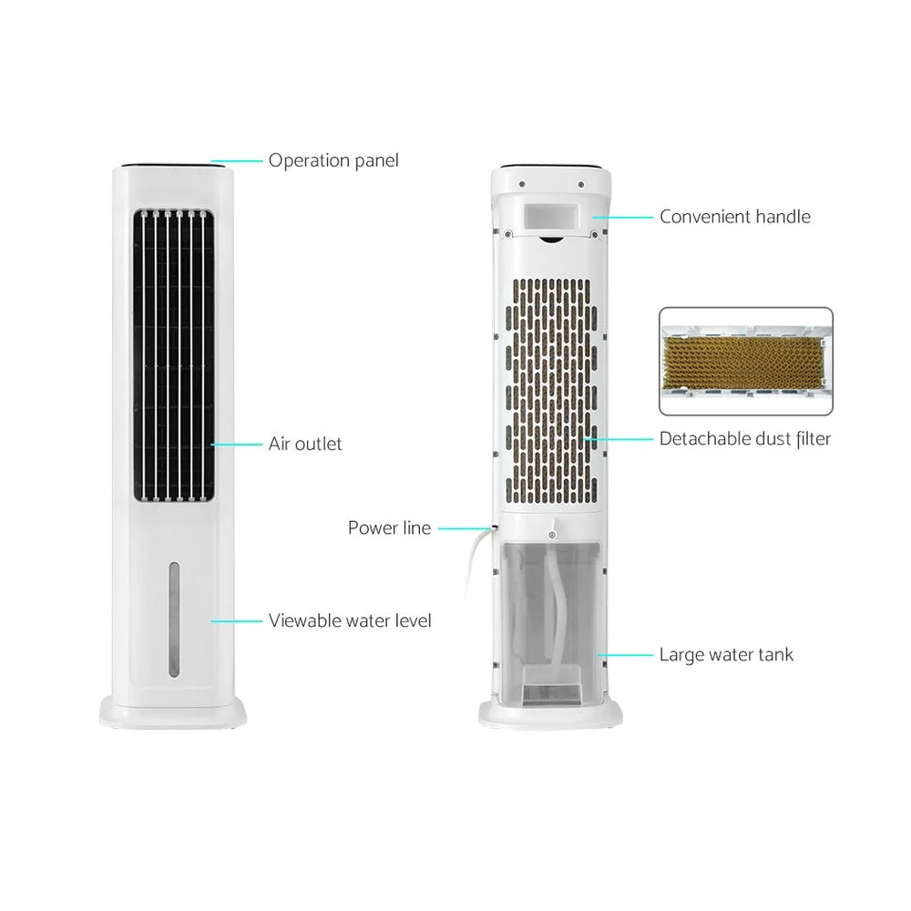 Tower Evaporative Air Cooler Conditioner Portable Cool Fan