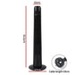 Tower fan oscillating with remote control and digital control panel