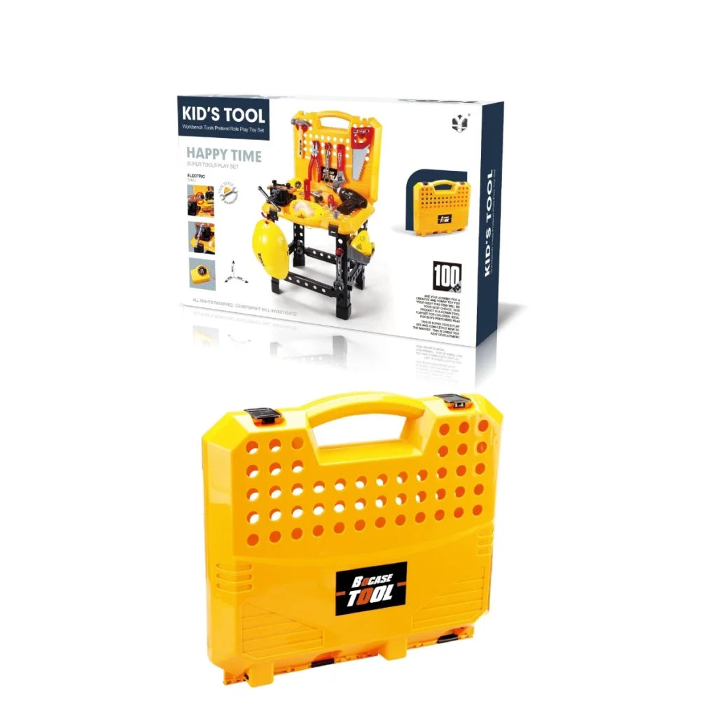 Toy Power Workbench Kids Power Tool Bench Construction Set