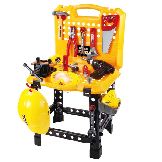Toy Power Workbench Kids Power Tool Bench Construction Set