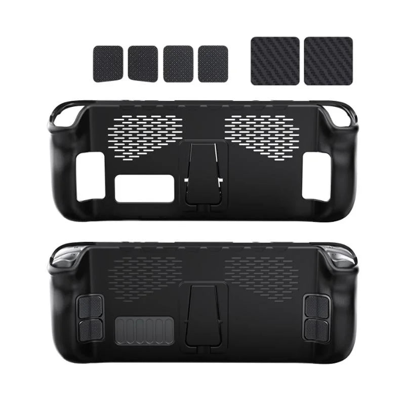 Tpu Case + Touchpad Sticker For Steam Deck Handheld - Compact Protection
