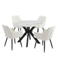 Tracey Round Marble Stone Dining Table - Furniture > Dining