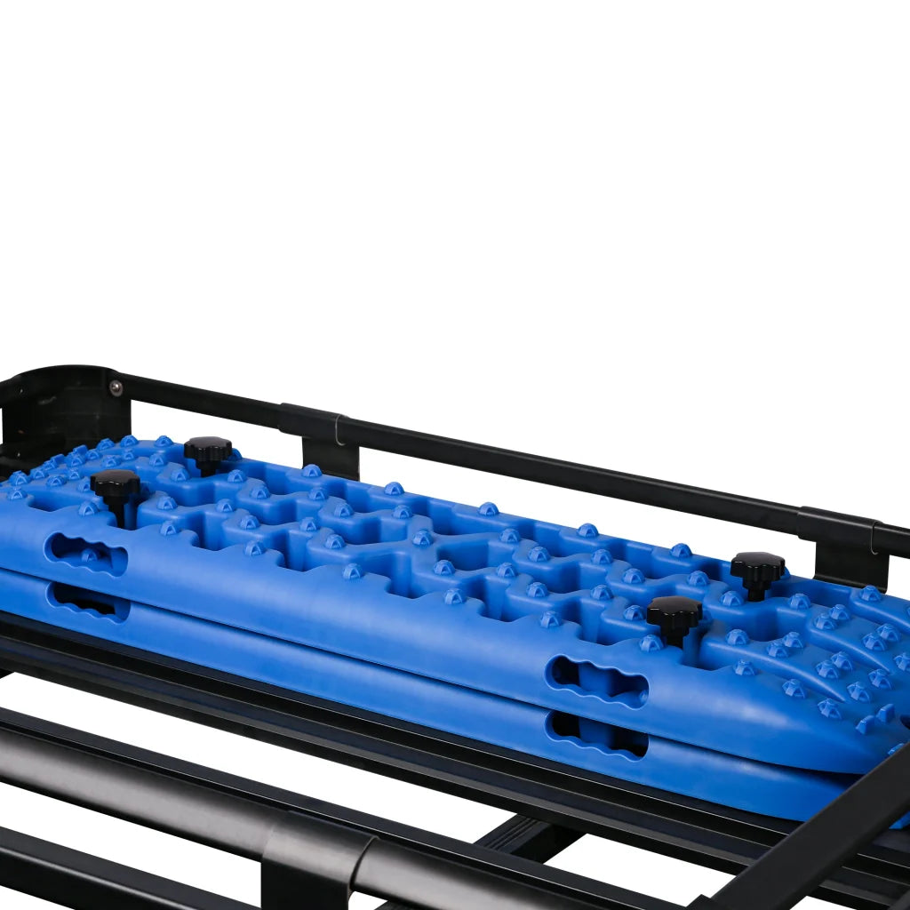 4x4 tracks fixing pins with upright supports and shelf tiers