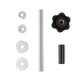 4x4 tracks fixing pins with adjustable supports and fitted brackets