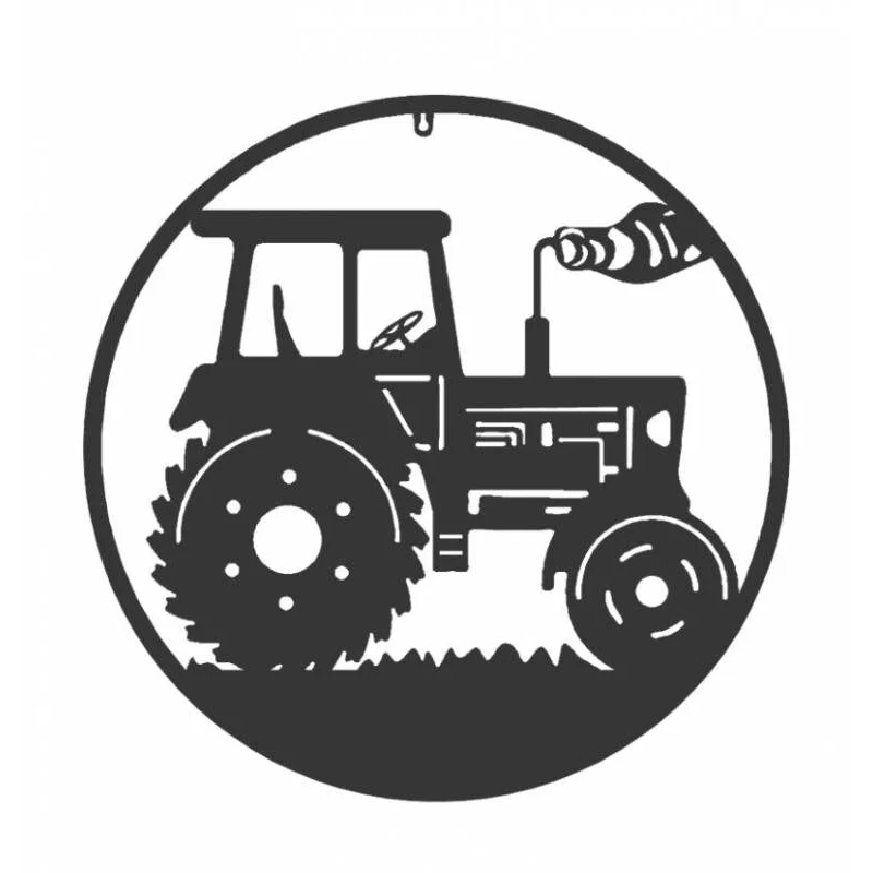 Tractor Farm Metal Wall Art 62cm - Tools > Tools Storage >