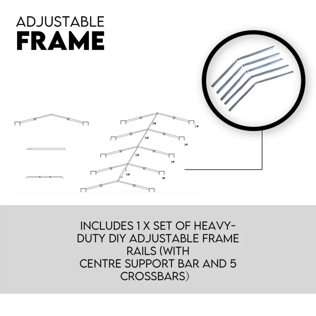 Trailer Cage Canvas Tarp Cover 900MM for 6x4 High-Quality